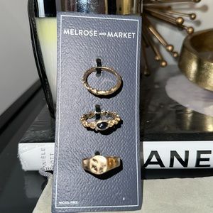 New: Melrose and Market 3 Ring Set